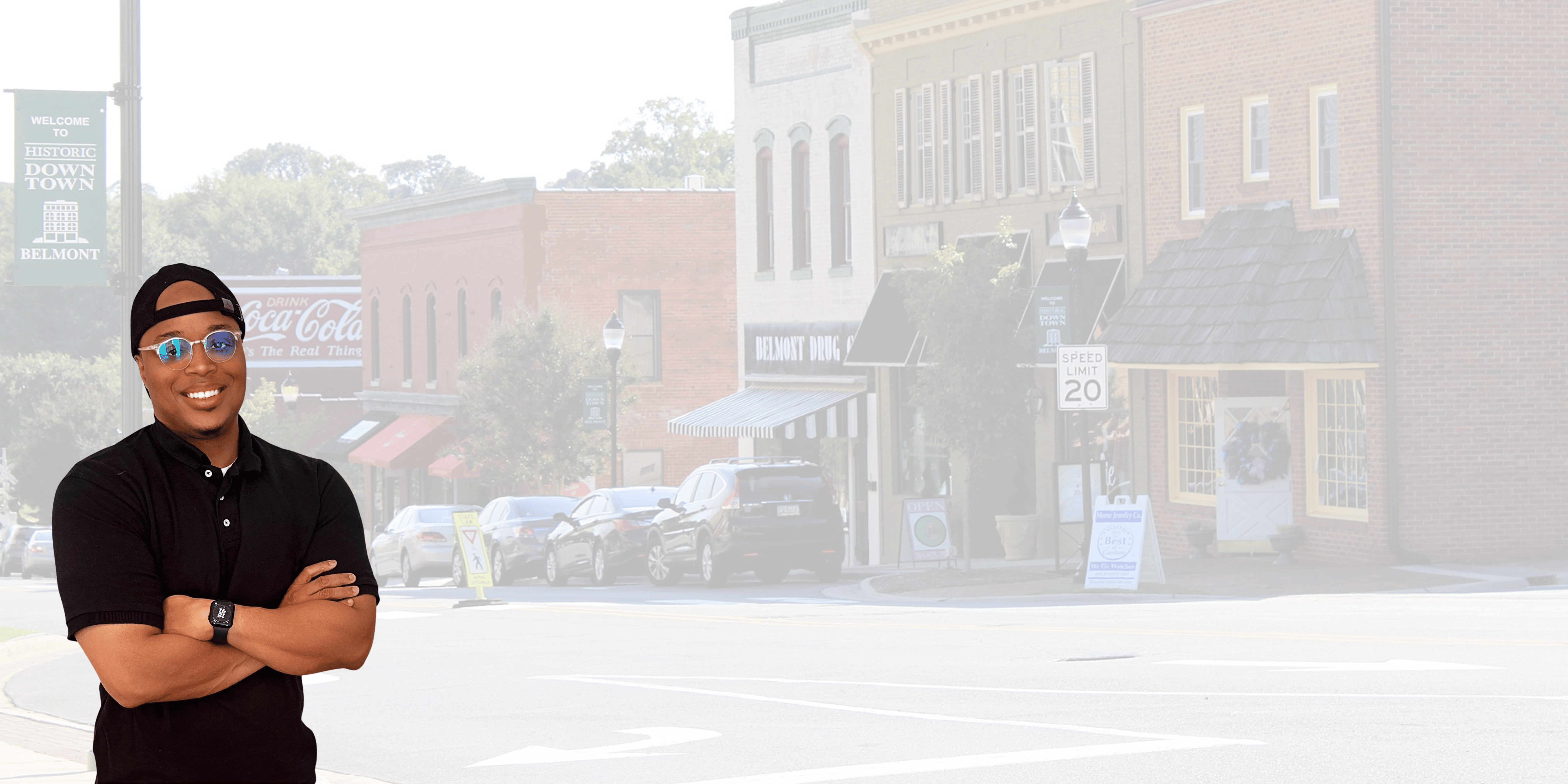 Historic Downtown Belmont | A Community with Character Charming historic downtown Belmont, North Carolina, with brick-lined streets, boutique shops, and a warm community atmosphere.