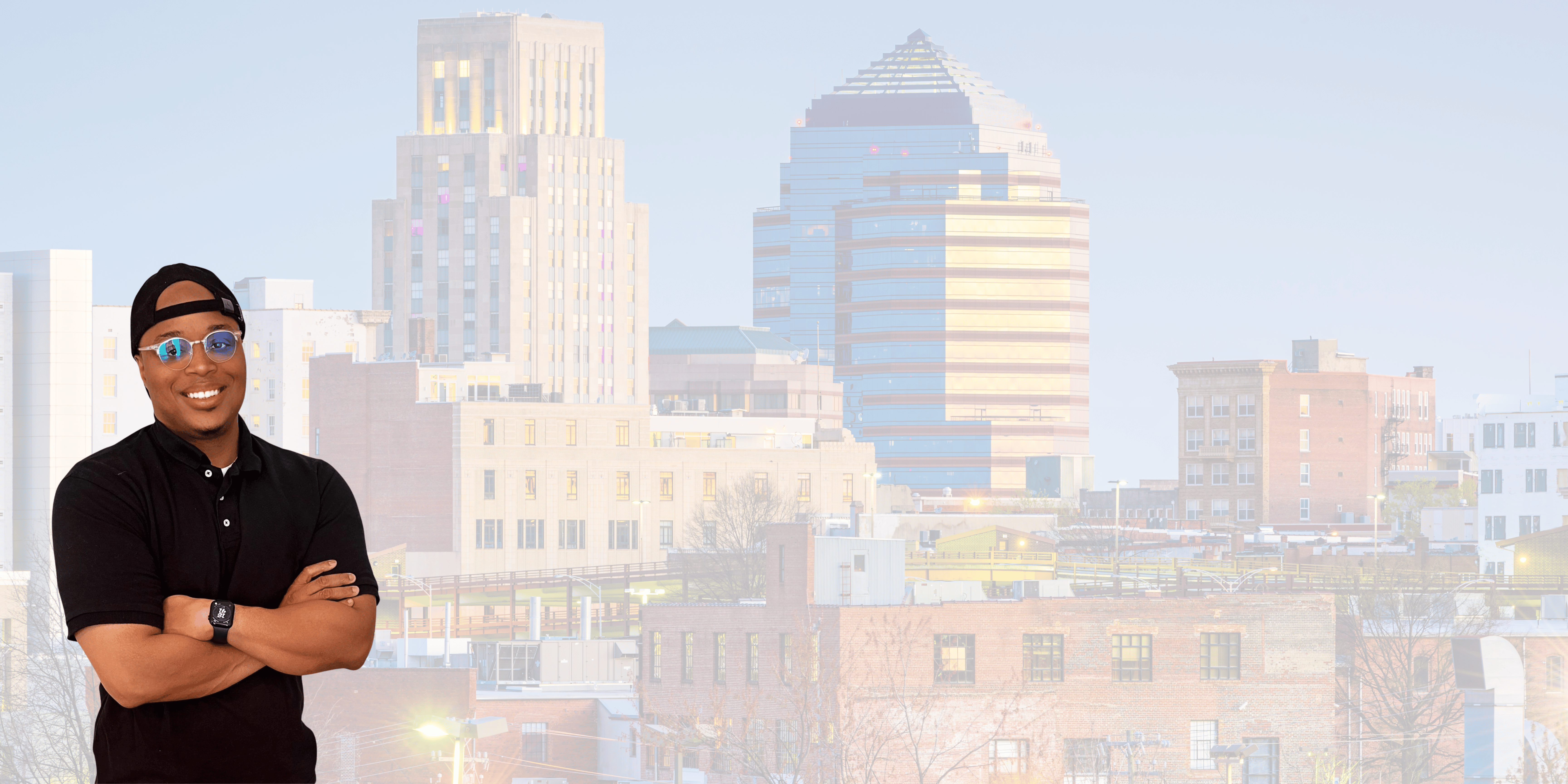 Durham Skyline | A City of Heritage and Innovation The Durham, North Carolina skyline, featuring historic buildings, modern architecture, and a vibrant city atmosphere.